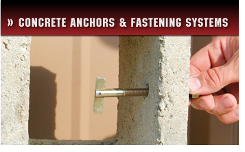 Concrete Anchors and Fastening Systems